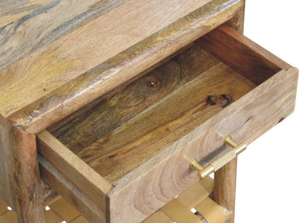 Regency - Woven Nightstand With Drawer - Light Brown