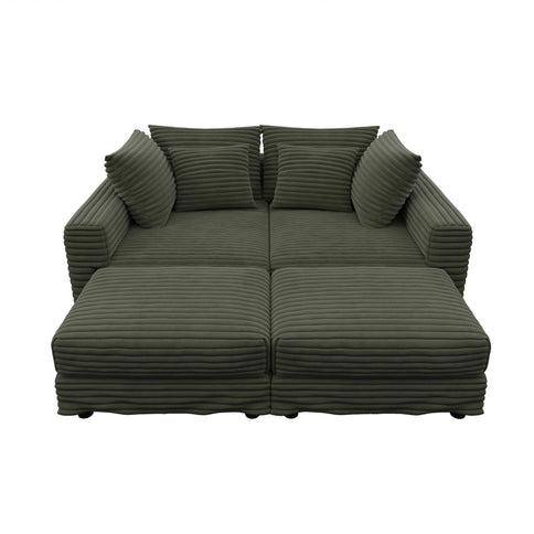 Modern Comfy Upholstered Sofa Cloud Couch & Deep Seat Couches