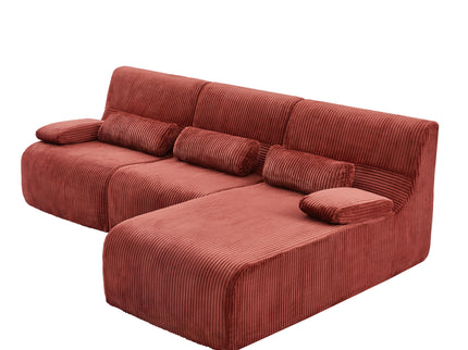 Oversized Sectional Sofa, Living Room Seating With Modular Design