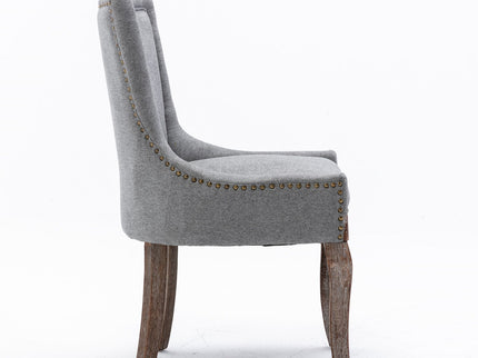 Ultra - Side Dining Chair, Nail Head (Set of 2)