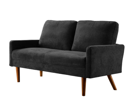 Loveseat Sofa, European Style With Sleek Design, Modern & Vintage Flair, Upholstered 2 Seater Couch