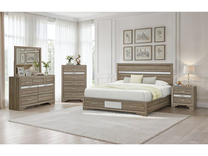 Ryder - 5 Piece Bedroom Set With Drawer Footboard