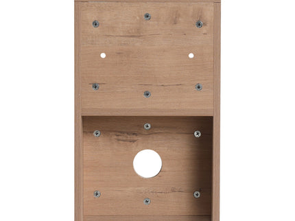 Wall Mounted Bathroom Vanity With Sink, Storage Shelves & Soft Close Door