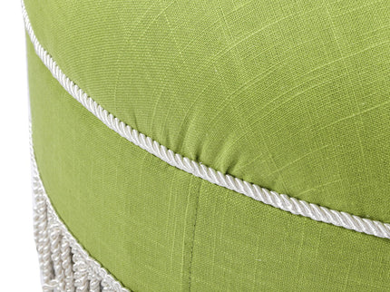 Yolanda - Round Upholstered Accent Ottoman