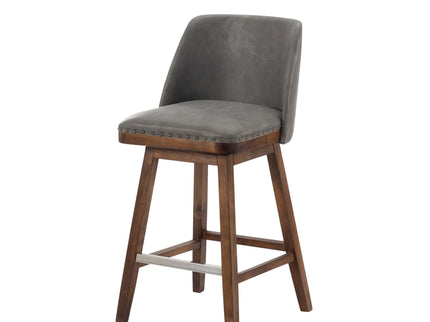 360° Swivel Bar Stool, Counter Height Kitchen Island Chair