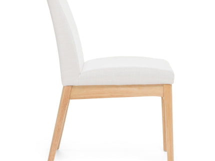 Contemporary Dining Chair SetWith Upholstered Fabric