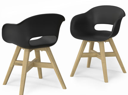 Kona - Outdoor Dining Chair In Plastic (Set of 2)