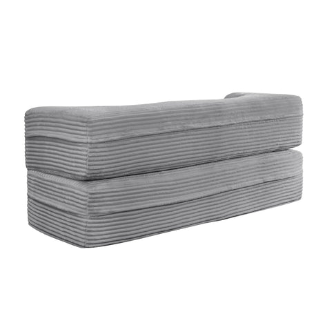Floor Convertible Sleeper Sofa Bed With 2 Pillows