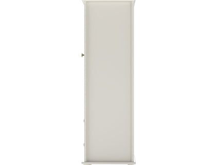 Minimalism Buffet Cabinet With Glass Doors And Double Drawer