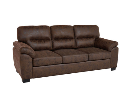 3 Seater Sofa With Padded Armrests And Triangular Leg