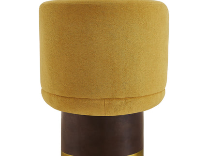 Round Swivel Accent Chair With Ergonomic Backrest For Living Room