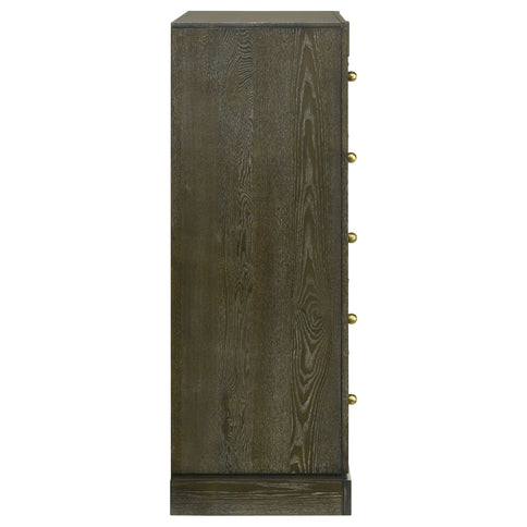 Harbington - 5 Drawer Chest - Chocolate