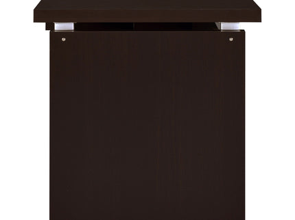 Ulloa - L Shaped Office Desk With Slide Out Keyboard Tray And Storage Drawers - Cappuccino
