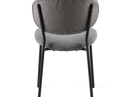 Boucle Dining Chairs, Dining Chairs With Metal Legs For Dining Room, Kitchen, Living Room