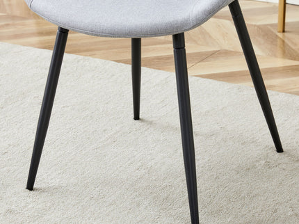 Modern Medieval Style Restaurant Cushioned Chairs With Suede Backrests