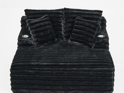Oversized Chaise Lounge Chair Indoor With Pillows For Living Room