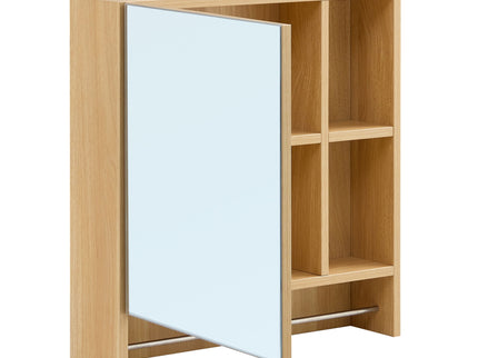 Bathroom Mirror Medicine Cabinet Wall Mounted With Shelves