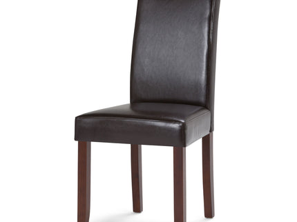 Acadian - Parson Dining Chair (Set of 2) - Tanners Brown