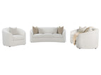 White / 3 Pc. Sofa, Loveseat, Chair