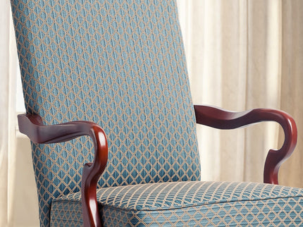 Delaney - Elegant Gooseneck Arm Chair With High Back