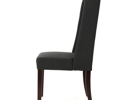 Sophisticated Tufted Dining Chair With High Back Design