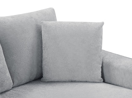 Modern Chaise Sofa With Hidden Storage For Living Room