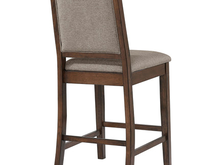 Allen - Upholstered Counter Chair (Set of 2) - Oak