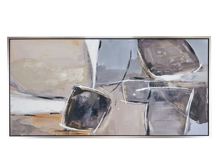 Large Modern Oil Painting, Framed Landscape Wall Art For Living Room Dining Room Office Bedroom - Multicolor