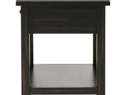 Castleton - 1 Drawer Wood End Table With Shelf