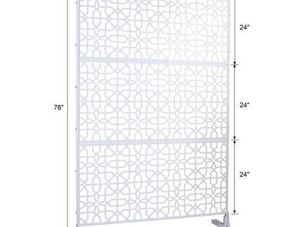 Outdoor & Indoor Metal Freestanding Decorative Privacy Screen