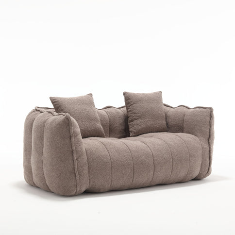 Cozy Beanbag Chair With High Resilience Foam Core For 2