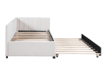 Upholstered Daybed, Sofa Bed Frame, No Box Spring Needed