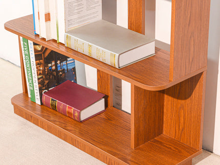 Modern 5 Tier Open Storage Bookcase