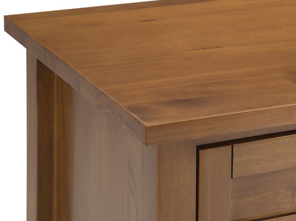 Warm Shaker - Bedside Table - Light Golden Brown