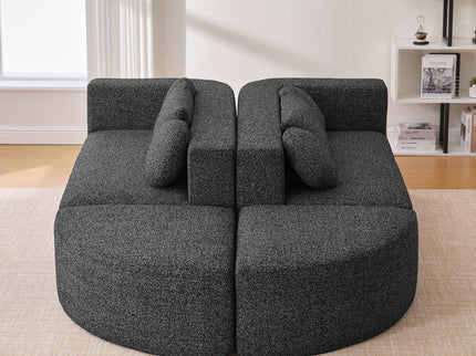 Boneless - Couch Modular Sectional Sofa With Deep Seating And Curved Design