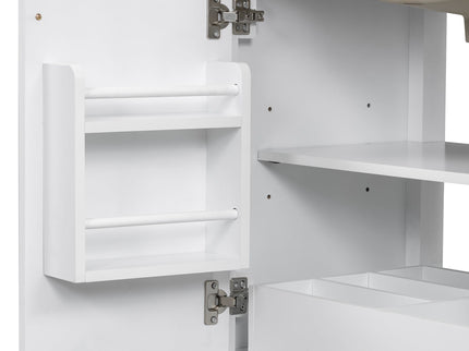 Bathroom Vanity With Sink With 2 Doors And Adjustable Shelf