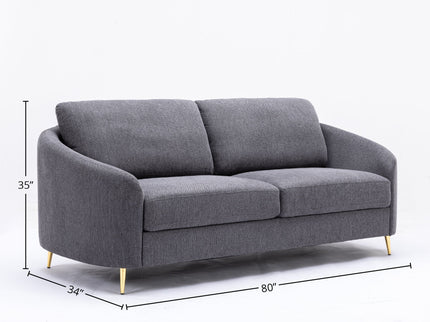 Sofa - Gray - Linen