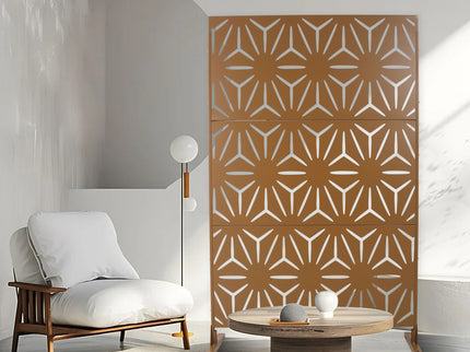 Outdoor & Indoor Metal Privacy Screen, Freestanding Decorative Panels