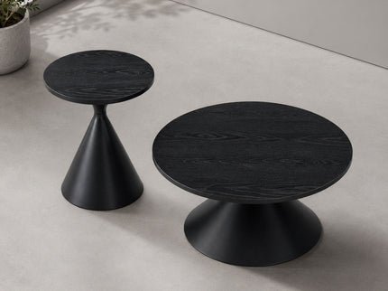 2 Piece Coffee Round Table Set
