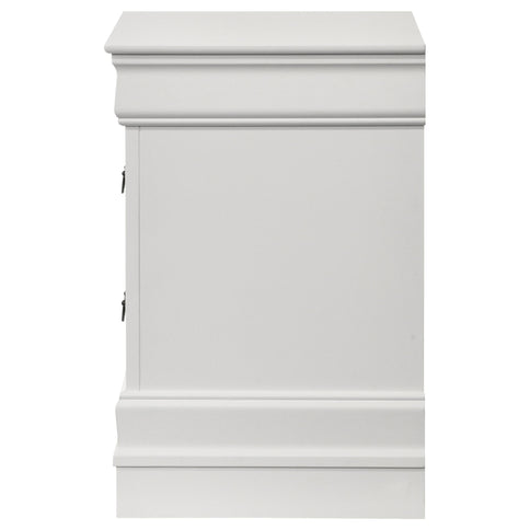 2 Drawer Nightstand - White