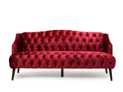 Comfy 3 Seat Sofa With Wooden Legs, For Living Room And Study