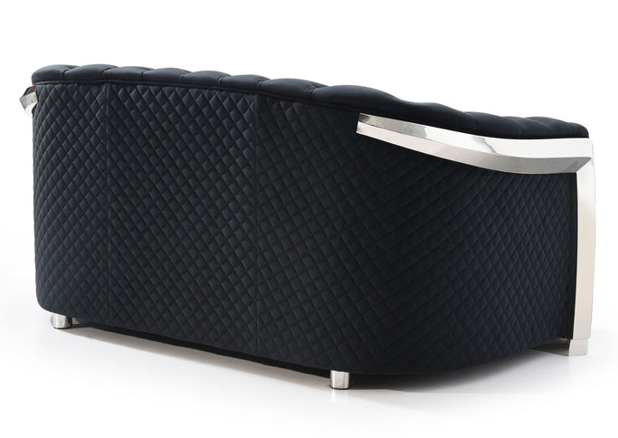 Loveseat With Flared Arms