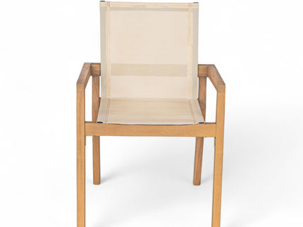 Belfast - Dining Chair With Acacia Wood Frame And Seating (Set of 2)