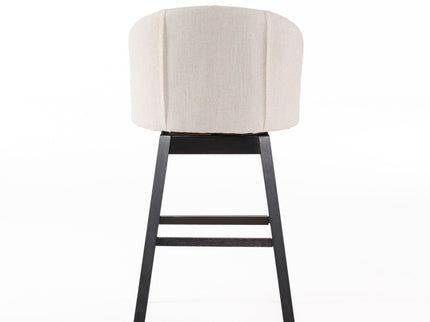 360 Degree Swivel Bar Stool With Stunning Nailhead Trim (Set of 2)