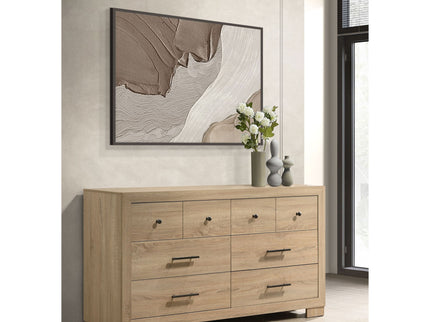 Merritt - 6 Drawer Dresser Cabinet - Light Oak