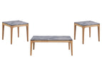 Dark Gray / 3 Pc. Coffee Table, 2 End Tables