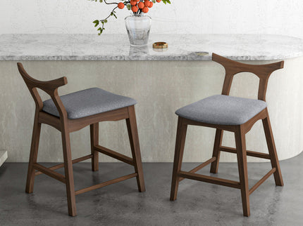 Hester - Upholstered, Square Bar Chair (Set of 2)
