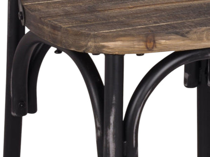 Zaire - Bar Chair - Black / Oak