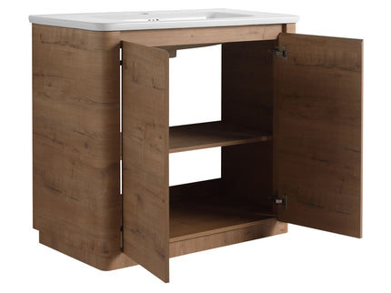 Freestanding Bathroom Vanity With Sink & 2 Soft Close Doors
