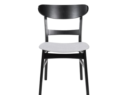 Mid Century Dining Chairs With Cushioned Seats And Wood Frame (Set of 2)